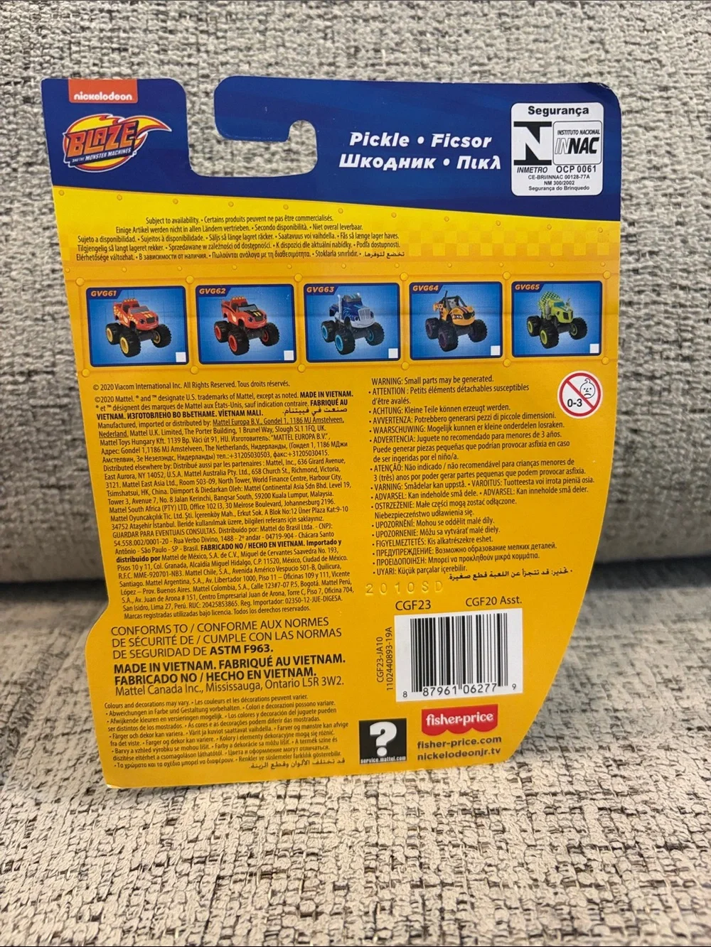 Blaze and the Monster Machines - set of 4 - New in original packaging- die cast
